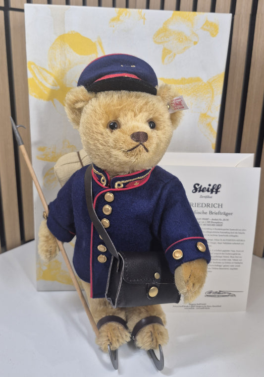 Steiff Friedrich der Preußische Briefträger - 32cm - (994487) - Neuwertig - Lim.