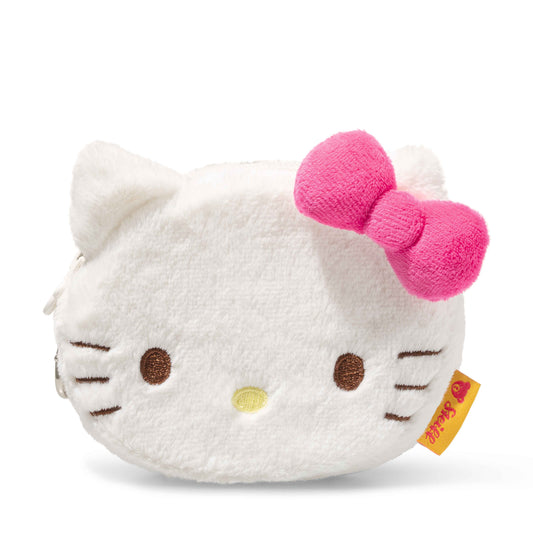 Steiff Hello Kitty Geldbeutel - weiss - 10cm - NEU - (024801)