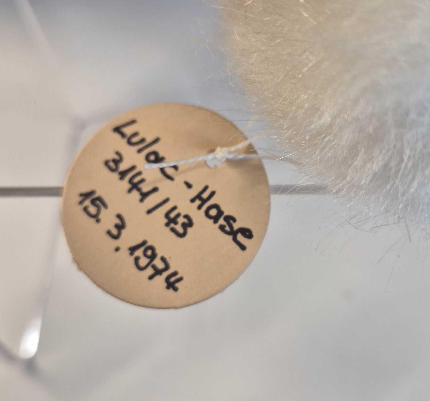 Steiff ARCHIV Lulac Hase, 43cm, hellbraun, 1974, neuwertig