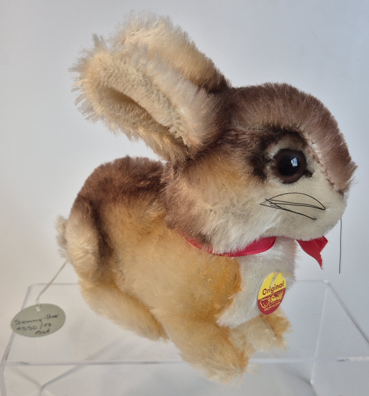 Steiff ARCHIV Sonny Hase, 17cm, braun, 1968, neuwertig