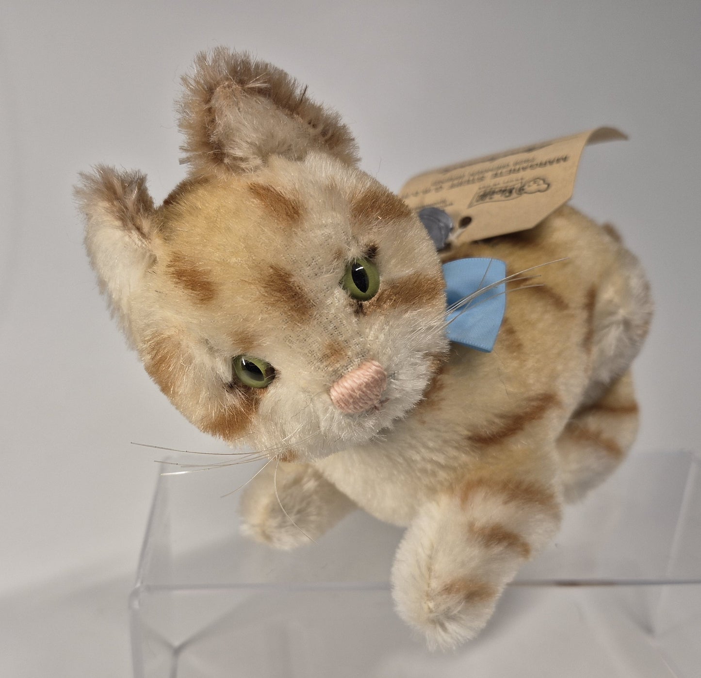 Steiff HANDMUSTER KATZE Alice im Wunderland, 13cm, nur1986, neuwertig ARCHIV