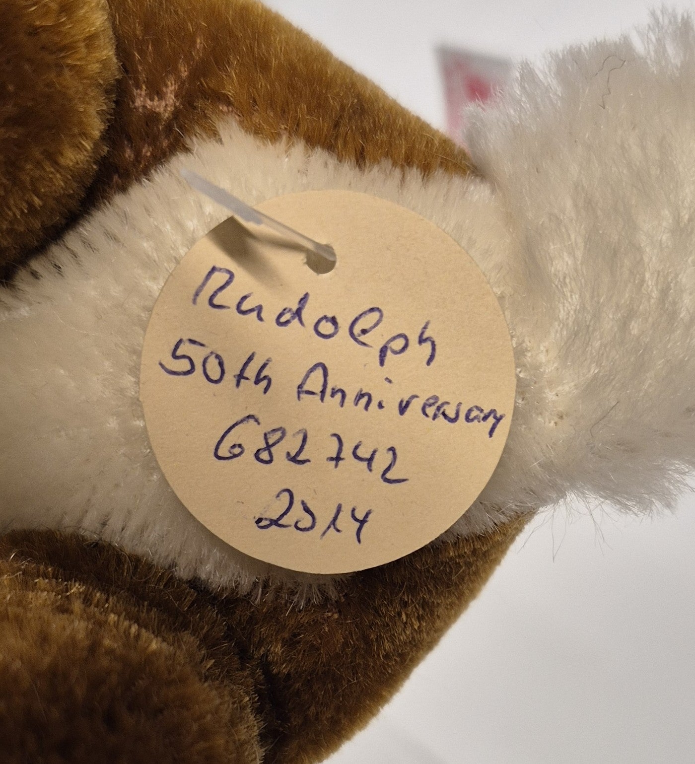 Steiff ARCHIV Prototyp Rudolph, 25cm, 2014, mit Zertifikat, neuwertig