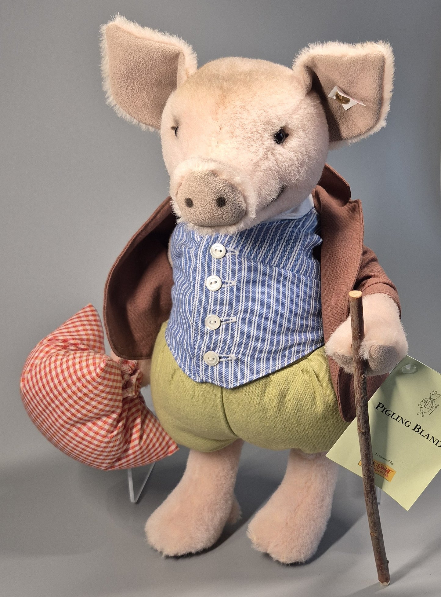 Steiff Rarität Beatrix Potter Pigling Bland™, 33cm, neuwertig, (653513) ARCHIV