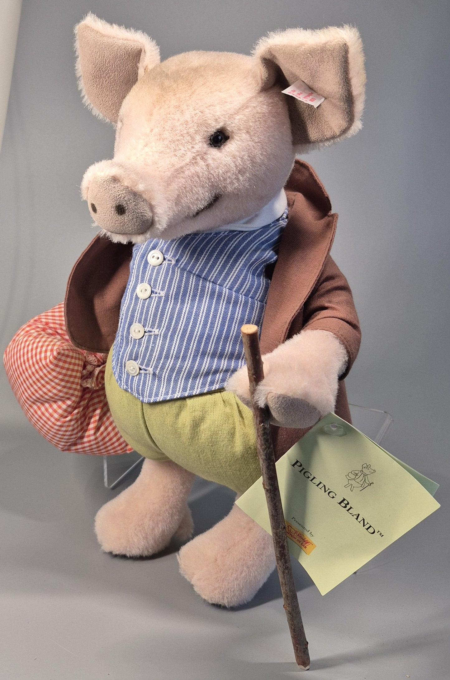 Steiff Rarität Beatrix Potter Pigling Bland™, 33cm, neuwertig, (653513) ARCHIV