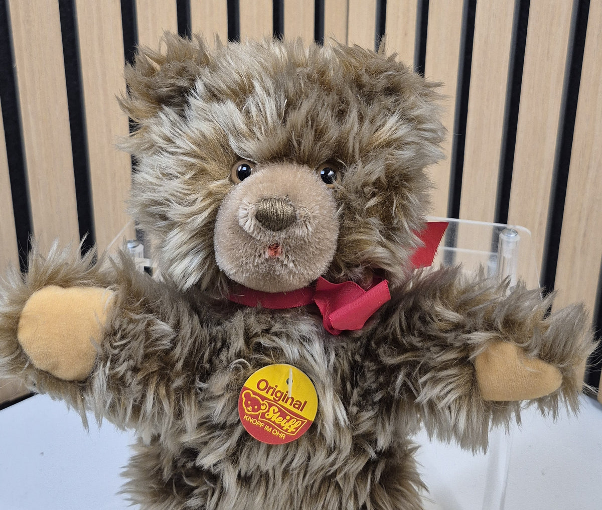 Steiff ARCHIV! - Berti Bär - Werbeartikel für Bertelsmann - 25cm - neuwertig