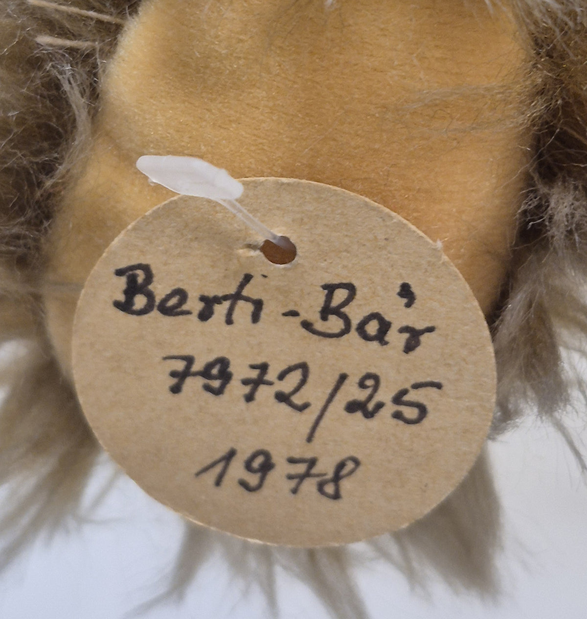 Steiff ARCHIV! - Berti Bär - Werbeartikel für Bertelsmann - 25cm - neuwertig