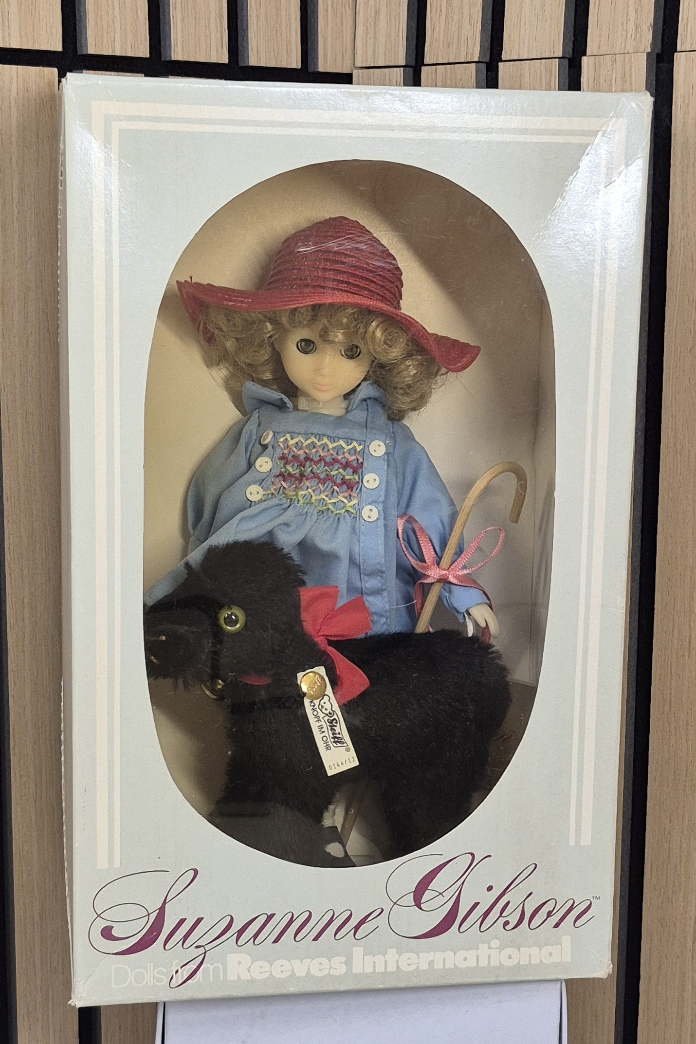 Steiff Susan Gibson - Baa Baa Schwarzes Schaf Set-1988 - USA - Neuwertig - (B4)