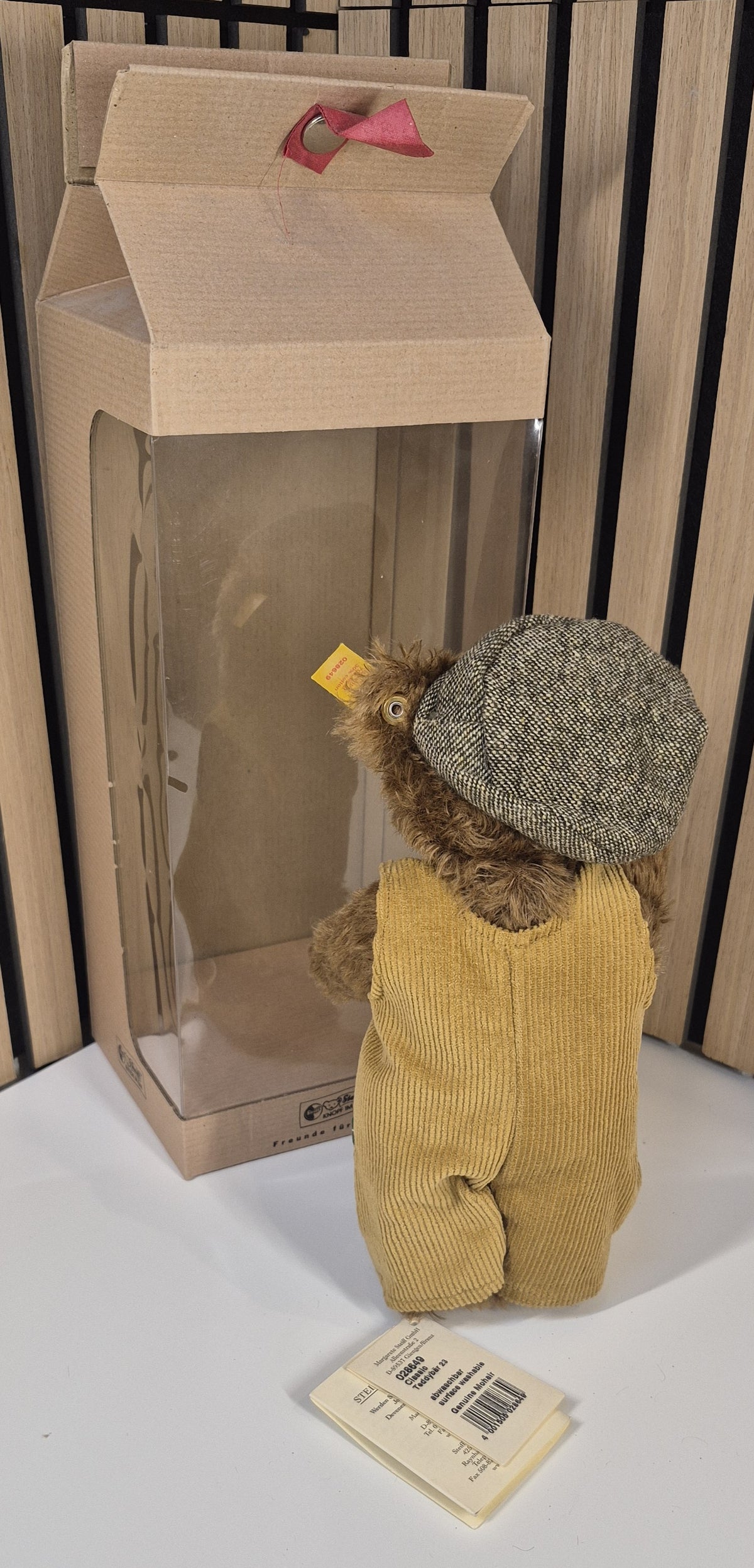 Steiff Classic Teddy bekleidet - braun- 23cm - (028649) - Neuwertig -