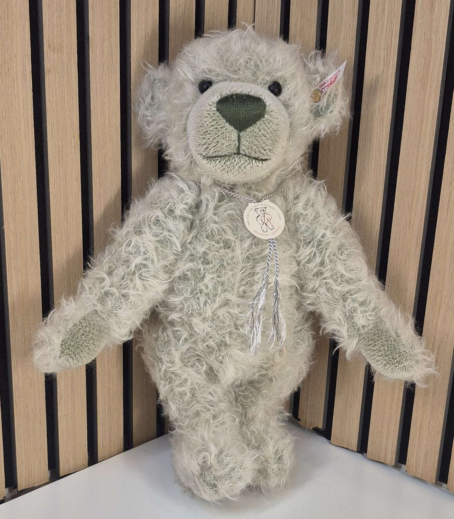 Steiff Reinhard Schulte Jahrhundert Bär - grün - 35cm - (995699) - Neuwertig - Limitiert