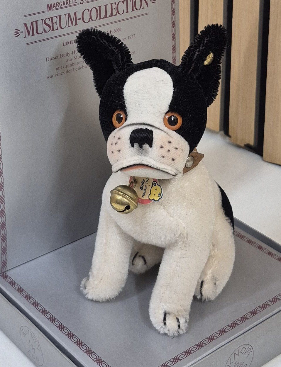 Steiff Bully Replika, Museum Coll. 1986/87 - (0101/14) - Neuwertig - OVP