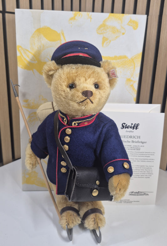 Steiff Friedrich der Preußische Briefträger - 32cm - (994487) - Neuwertig - Lim.