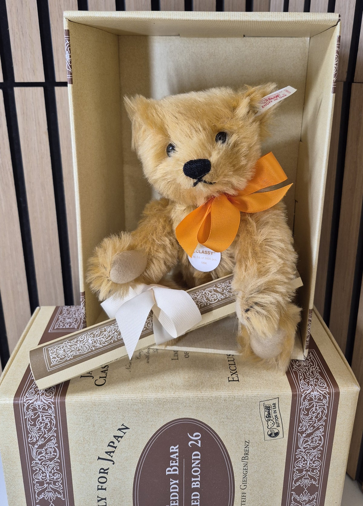 Steiff Japan Teddy Classy - 26cm - 1996 - Neuwertig - (B5)