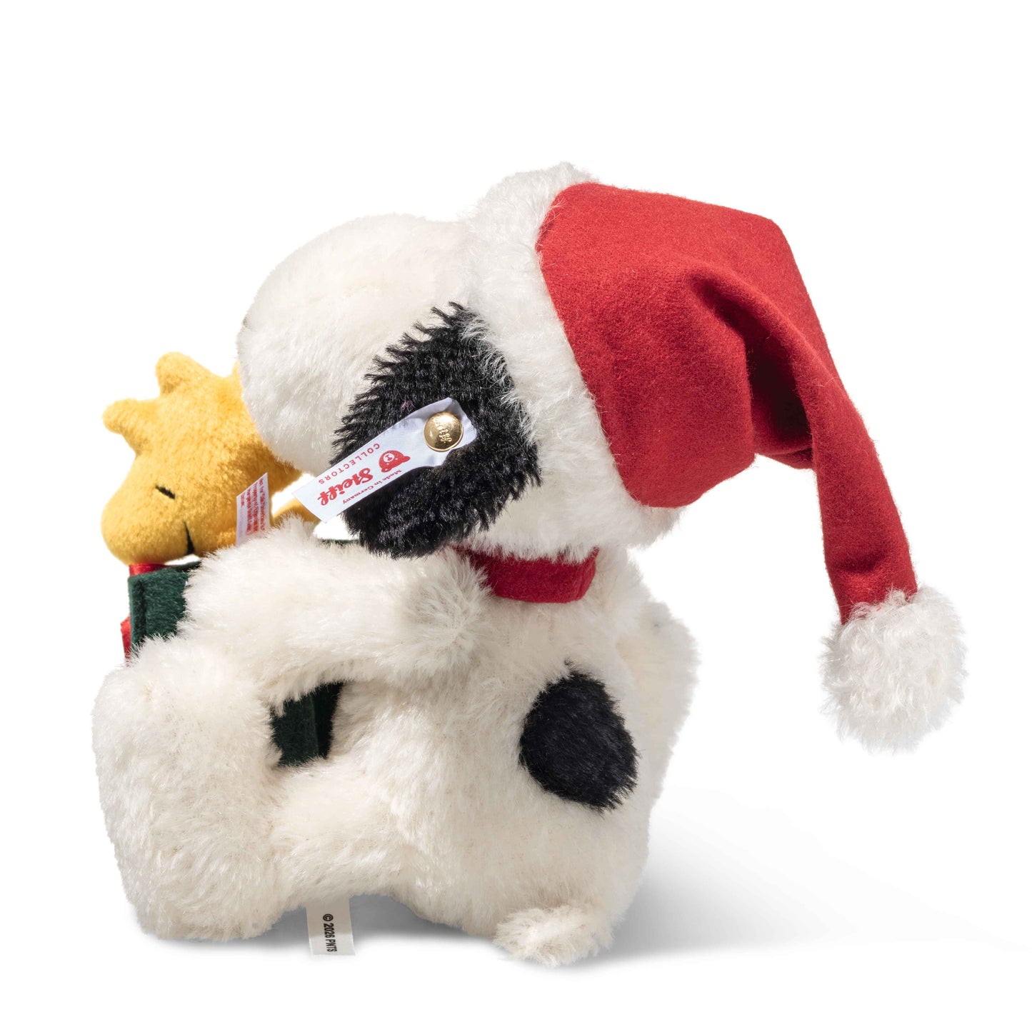 Steiff Snoopy mit Woodstock - Weihnachtsedition - 16cm - (356414) - Neu -