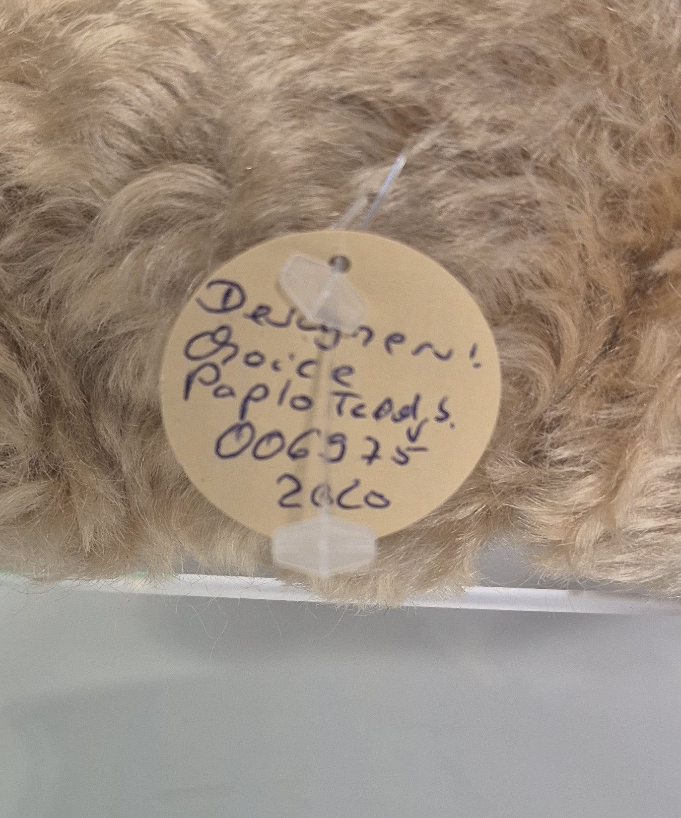 Steiff Designer's Choice Pablo Teddybär - WERKMUSTER -  2019 (006975)